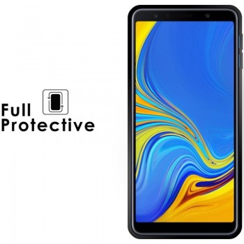 Silikoninis juodas 1mm. dėklas (GALAXY A7 2018)
